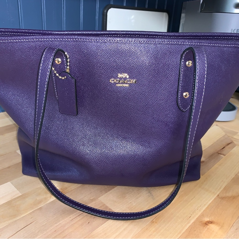 Coach City Tote PURPLE
